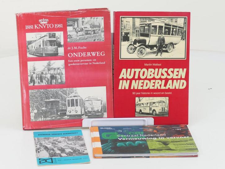 Boekenset 4 st. openbaar vervoer in Nederland #8237, Boeken, Vervoer en Transport, Nieuw, Ophalen of Verzenden