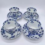 Lotus mark - Kop en schotel (8) - Porselein - Set van vier