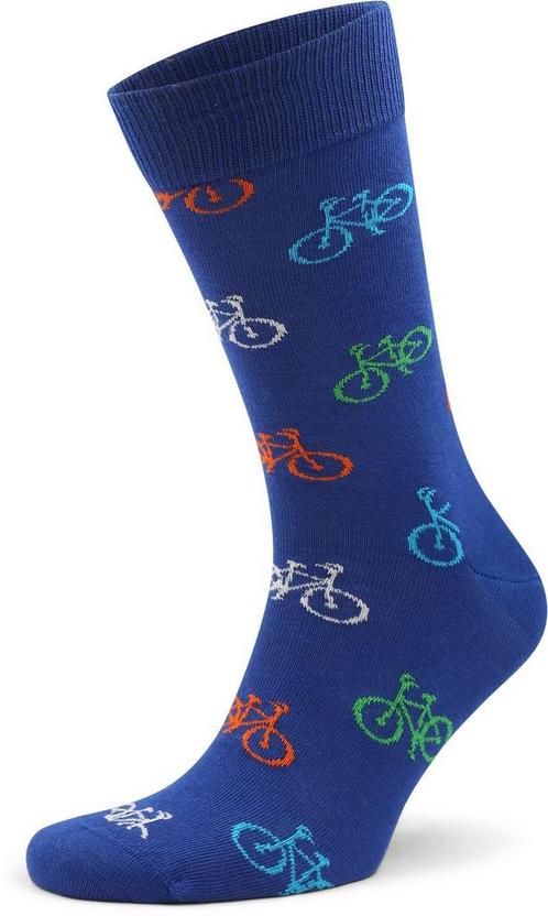 Happy Socks Sokken Bike Blauw maat 41-46 Heren, Kleding | Heren, Sokken en Kousen, Blauw, Nieuw, Verzenden