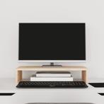vidaXL Monitorstandaard 50x27x10 cm massief grenenhout, Computers en Software, Overige Computers en Software, Verzenden, Nieuw