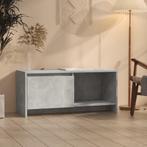 vidaXL Tv-meubel 90x35x40 cm bewerkt hout betongrijs, Nieuw, Verzenden