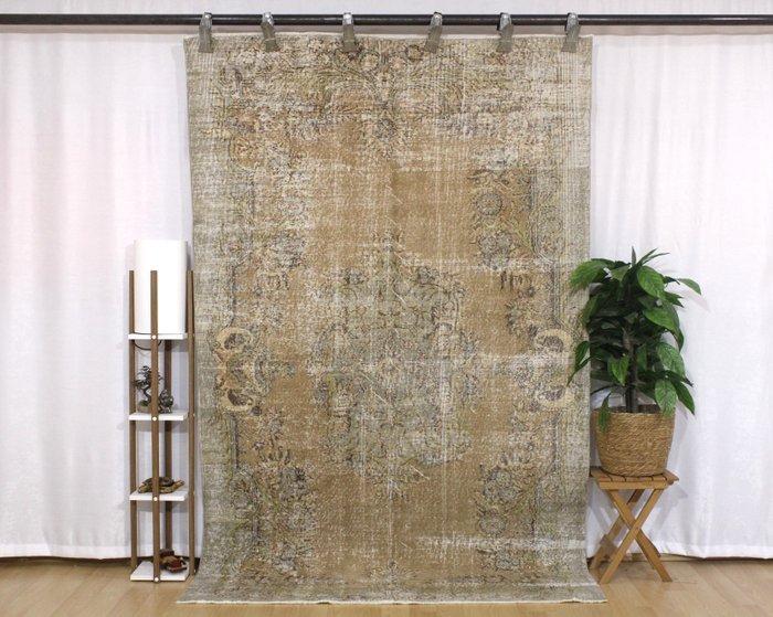 Handgeweven Oosters Turks versleten - Vloerkleed - 156 cm -, Huis en Inrichting, Stoffering | Tapijten en Vloerkleden