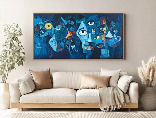 Felix van Horst (1988) - Visions in Blue (XXL), Antiek en Kunst, Kunst | Schilderijen | Modern