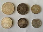 Wereld. Lot of 6 Silver coins  (Zonder Minimumprijs)