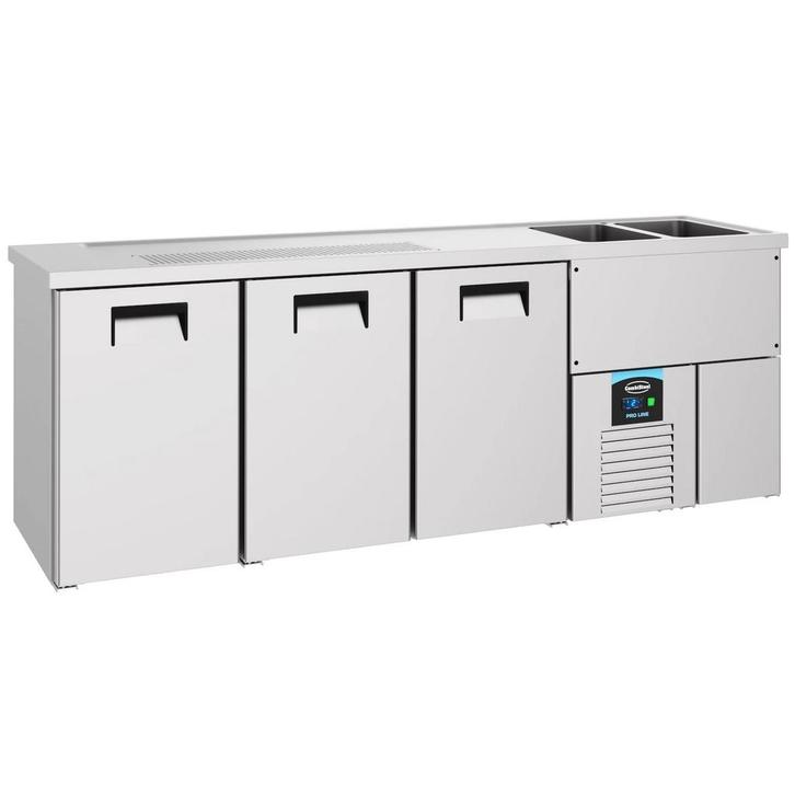 Vatenkoeler | PRO LINE | RVS | 3 Deuren | -2°C/+8°C |, Zakelijke goederen, Horeca | Keukenapparatuur, Nieuw in verpakking, Verzenden