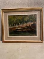 Ivo Gemelli (1897-1964) - Barca sul Po, Antiek en Kunst