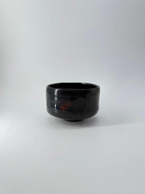 (1901~1997)/Inscribed - Chawan (2) -  Kuro-raku Raku, Antiek en Kunst, Antiek | Overige Antiek
