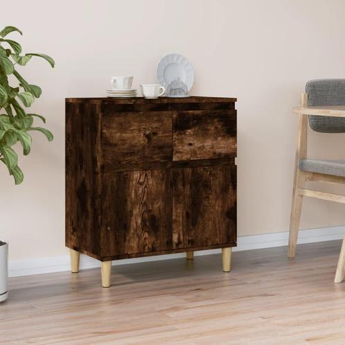 vidaXL Buffet Chêne fumé 60x35x70 cm Bois dingénierie, Maison & Meubles, Armoires | Dressoirs, Neuf, Envoi