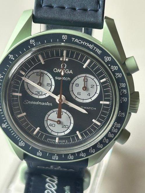Omega x Swatch - MoonSwatch - Mission on Earth - Sans Prix, Handtassen en Accessoires, Horloges | Heren