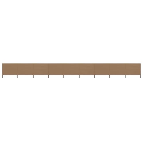 Windscherm Taupe 12m | OP = OP | Bescherming & Privacy, Tuin en Terras, Tuinschermen, Nieuw, Hout, 150 tot 200 cm, 200 cm of meer