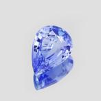 1 pcs Blauw Saffier - 1.23 ct - nternational Colored