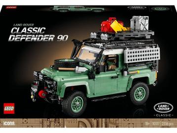 LEGO Icons Land Rover Classic Defender 90 Auto Model, Verzenden, Zo goed als nieuw