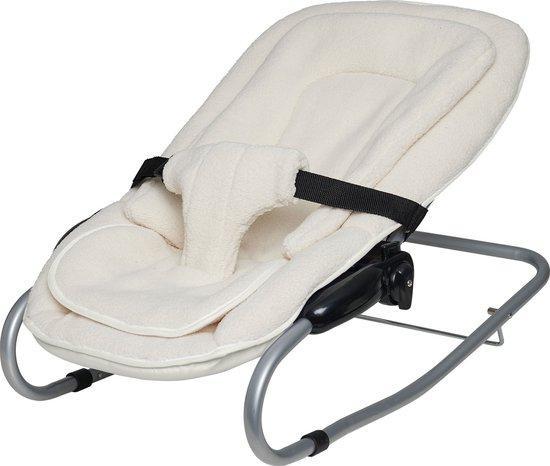 Koelstra Lux Bouncer Wipstoel - Teddy Ecru - 5 Verstelbar..., Kinderen en Baby's, Babywiegjes en Ledikanten, Nieuw, Verzenden