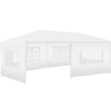 tectake Paviljoen Novara met 5 zijpanelen, waterdicht, 6x3m, Verzenden
