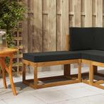 vidaXL Buitenstoel Bank Massief Acacia Hout Naturel, Tuin en Terras, Verzenden, Nieuw