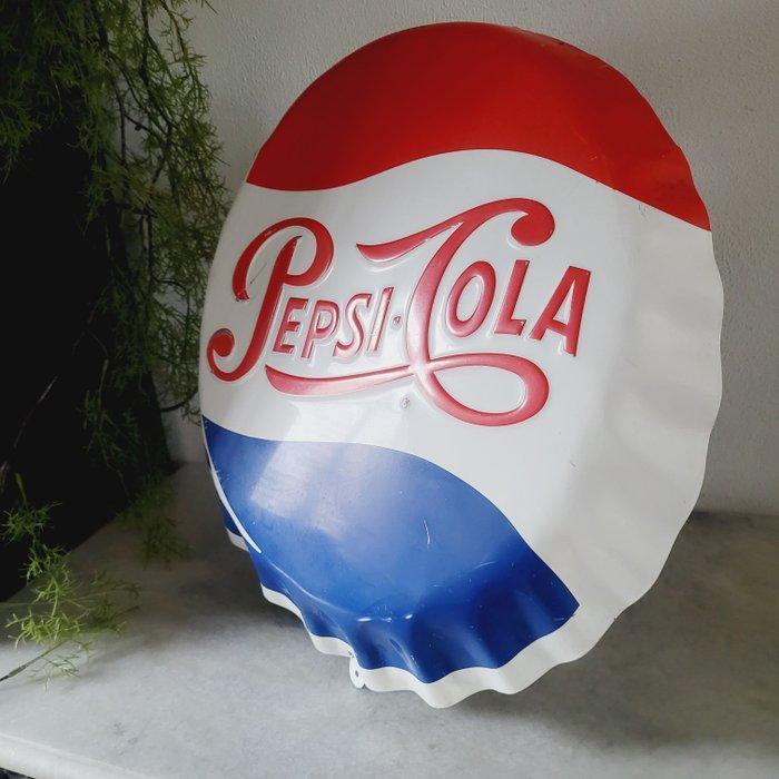 Pepsi Co. Kroonkurk, Marque Déposée, 1970 - Reclamebord -, Antiek en Kunst, Antiek | Wandborden en Tegels