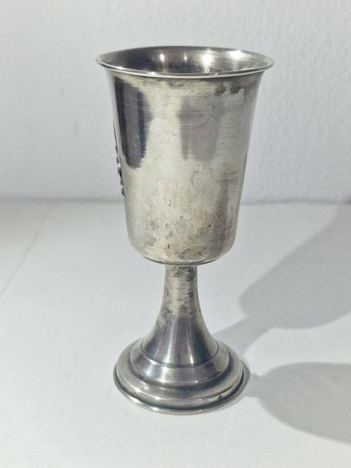 Kinderbeker - .800 zilver - Bar Mitswa Kidush, Antiek en Kunst, Antiek | Zilver en Goud