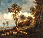 Giuseppe Palizzi (1812-1888) - Paysage aux moutons