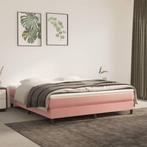 vidaXL Pocketveringmatras 180x200x20 cm fluweel roze, Verzenden, Nieuw
