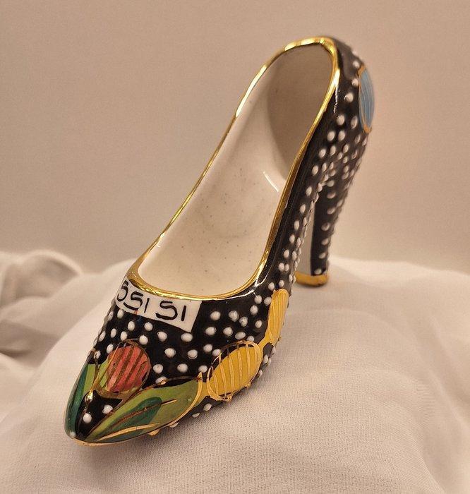 Deruta - Beeldje - Vintage Assisi miniatuur schoen -, Antiek en Kunst, Curiosa en Brocante