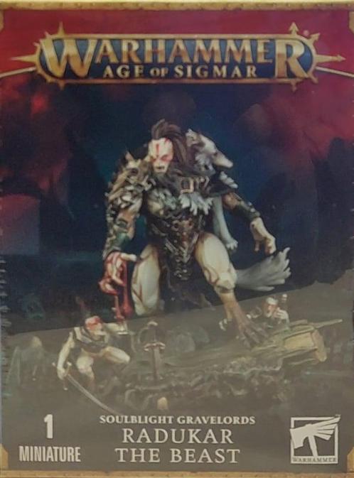 Soulblight Gravelords Radukar the Beast (Warhammer Age of, Hobby & Loisirs créatifs, Wargaming, Enlèvement ou Envoi
