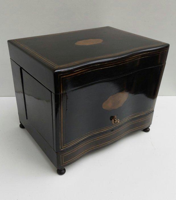 Sigarendoos - Ebbenhout - Humidor NapoleonIII, Antiek en Kunst, Antiek | Overige Antiek