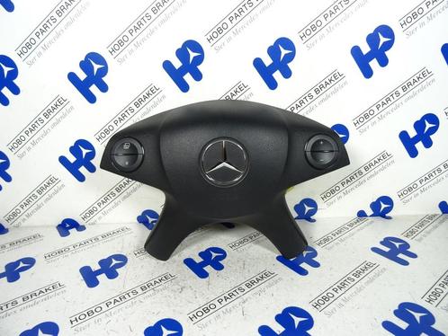 Airbag stuur C-klasse w204 zwart., Auto-onderdelen, Interieur en Bekleding, Gebruikt, 3 maanden garantie, Mercedes-Benz, Ophalen of Verzenden