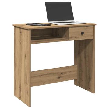 vidaXL Bureau 80x40x75 cm bewerkt hout artisanaal, Verzenden