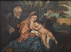 Flemish school (XIX) - The holy family, Antiek en Kunst