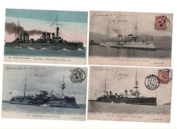 Frankrijk - Militair, Schepen - Ansichtkaart - 1903-1950 beschikbaar voor biedingen