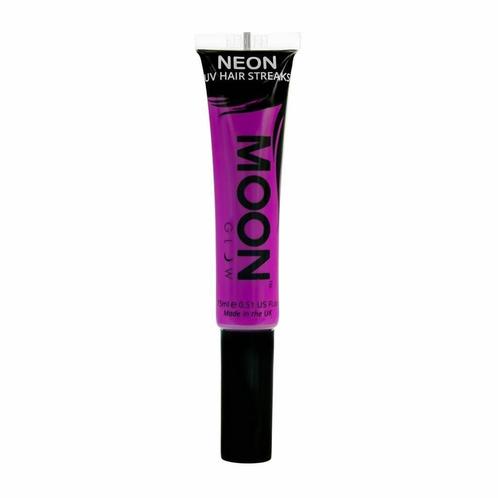 Moon Glow Neon UV Hair Streaks Intense Purple, Hobby en Vrije tijd, Feestartikelen, Nieuw, Verzenden