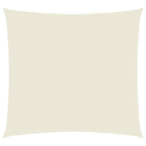Zonnescherm Creme 3.6x3.6m | OP = OP | Goedkoop en Duurzaam, Tuin en Terras, Zonneschermen, 250 cm tot 450 cm, Nieuw, Overige typen