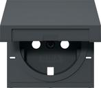Gira Schuko Afdekplaat Antraciet 55 - 492228, Doe-het-zelf en Bouw, Verzenden, Nieuw