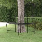 vidaXL Boombank 150 cm staal zwart, Verzenden, Nieuw