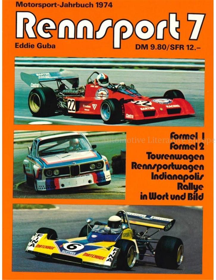 MOTORSPORT-JAHRBUCH, RENNSPORT 7, Livres, Autos | Livres