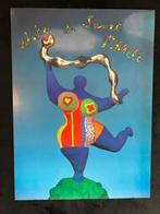 Niki de Saint Phalle - Handgesigneerde Nana van Niki de, Antiek en Kunst
