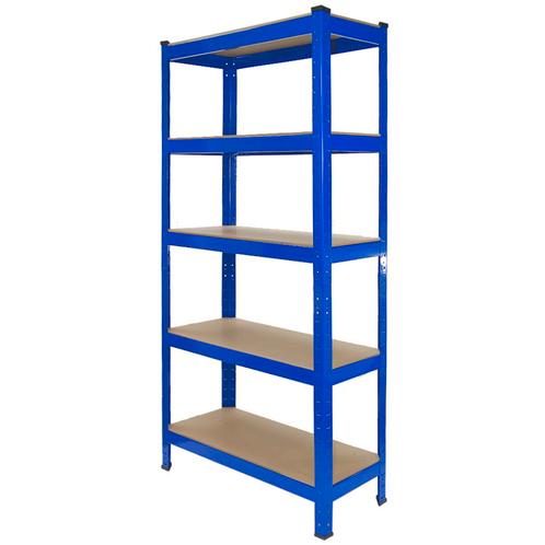 4 x T-rax Stellingkasten - 75x30x150 cm - Blauw, Articles professionnels, Aménagement de Bureau & Magasin | Entrepôt, Rayonnage & Stockage