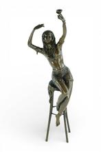 Demetre Haralamb Chiparus (1886-1947) - after - sculptuur,, Antiek en Kunst