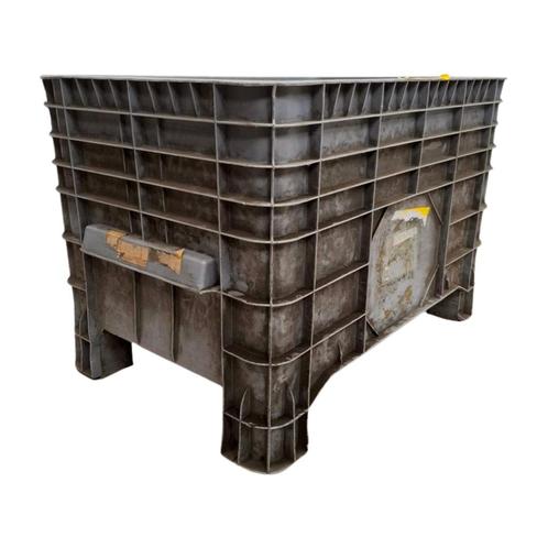 Palletbox 640x1040x670mm gesloten 285 liter 4 poten, Zakelijke goederen, Kantoor en Winkelinrichting | Magazijn, Stelling en Opslag