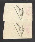 Spanje. - 2 x 5 Pesetas - 1936 - Consecutive (Zonder, Postzegels en Munten