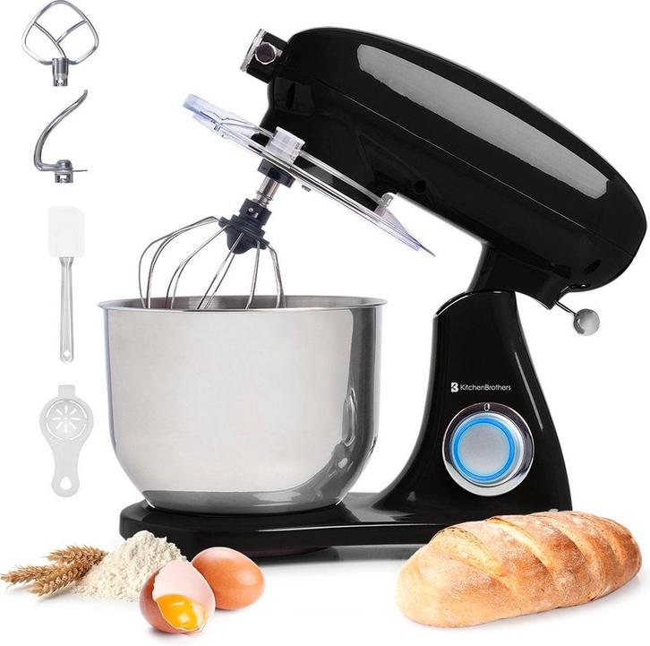 2dekans | KitchenBrothers Keukenmachine - Keukenmixer met 6L, Maison & Meubles, Produits de nettoyage, Enlèvement ou Envoi
