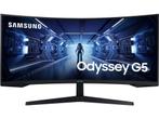 Samsung Odyssey Gaming Monitor G5 34 inch (C34G55TWWP) Zwart, Computers en Software, Monitoren, Verzenden, Zo goed als nieuw