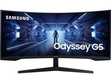 Samsung Odyssey Gaming Monitor G5 34 inch (C34G55TWWP) Zwart beschikbaar voor biedingen