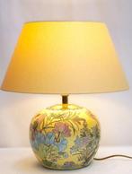 Lamp - Porselein, Messing, handbemalt - gemaakt in Duitsland