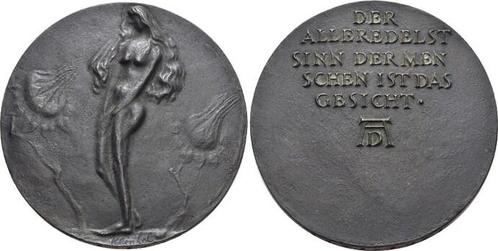 Bronze-gussmedaille 1971 Nuernberg-stadt, Postzegels en Munten, Penningen en Medailles, Verzenden