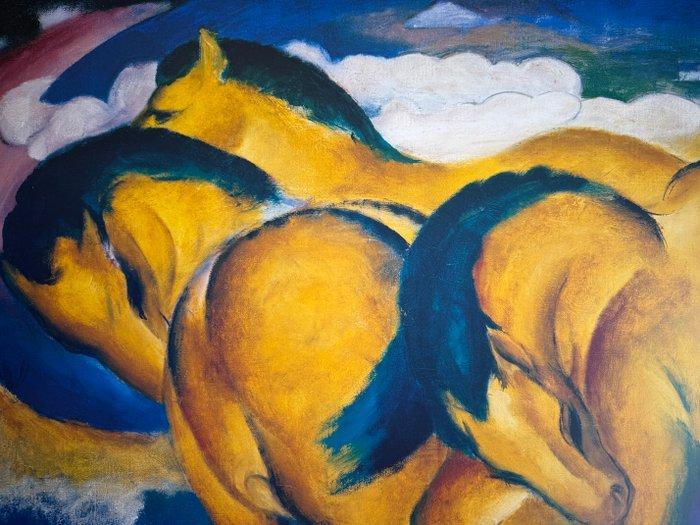 Franz Marc (1880-1916) - Les chevaux, Antiek en Kunst, Antiek | Overige Antiek