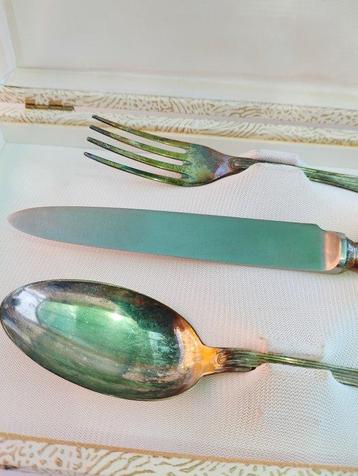 Ménagère (3) - Argent 800 - Couverts en argent 800