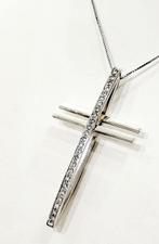 Ketting met hanger - 18 karaat Witgoud - 0.60ct. tw. Diamant