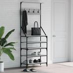 vidaXL Kledingrek met schoenenrek 70x34x184 cm grijs sonoma, Huis en Inrichting, Kasten | Kleerkasten, Verzenden, Nieuw