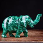 Sculpture extrêmement raffinée - Malachite de la meilleure, Collections